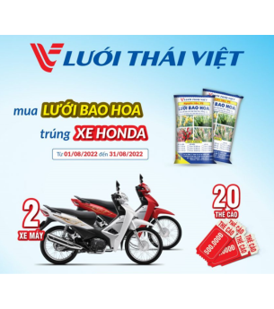 Mua lưới bao hoa - Trúng xe Honda