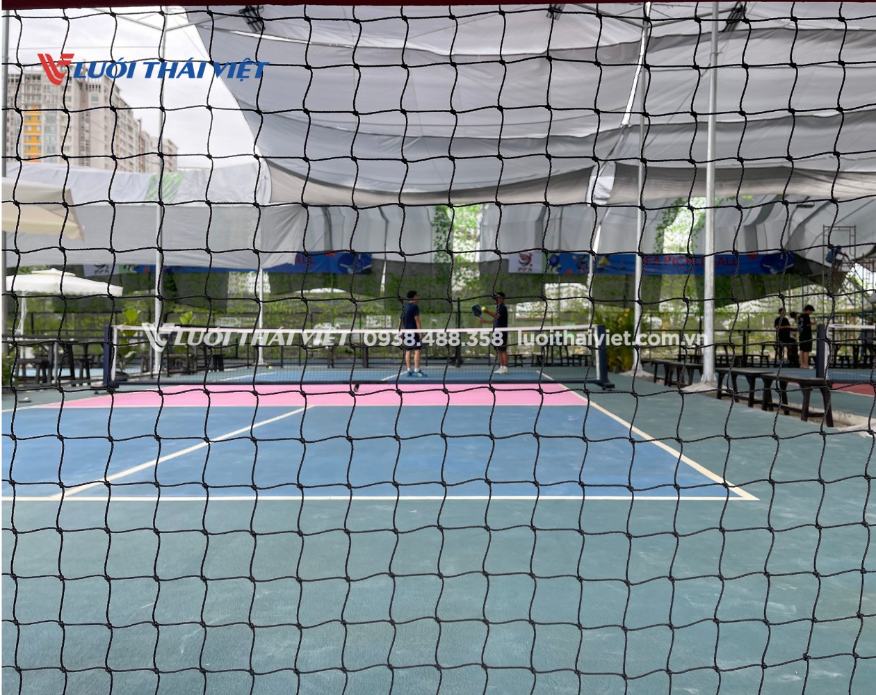 Kích thước lưới chắn bóng pickleball